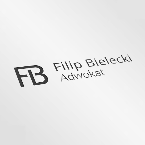 Projekt logo dla adwokata Filipa Bieleckiego