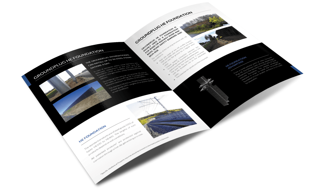 GroundPlug brochure design